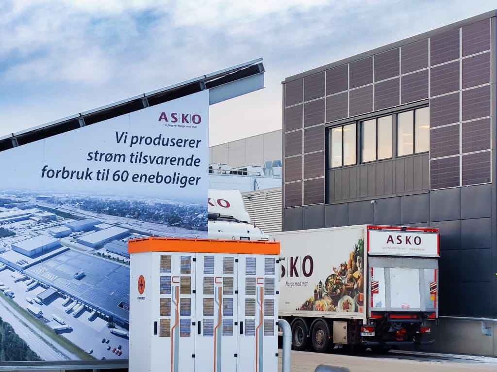 ASKO Norway's largest grocery wholesaler with Kempower chargers
